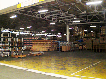 Temporary warehouse storage